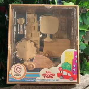 Creativity All Around Town Premium Wooden Play Set